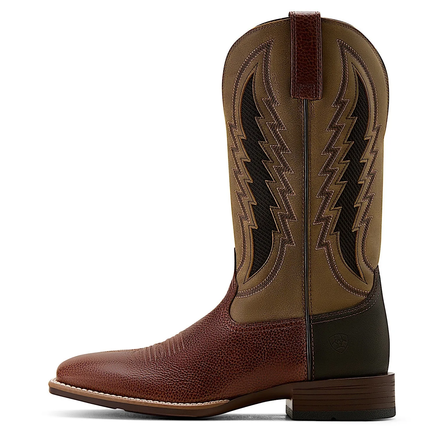Ariat Men's Dakota Venttek Western Cowboy Boot - Beasty Brown/Brown Bomber Ariat Shoes