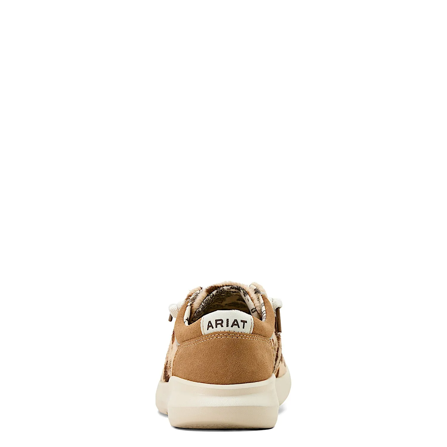 Ariat Women's Hilo - Tan & White Brindle Hair On/Dark Tan Suede Ariat Shoes