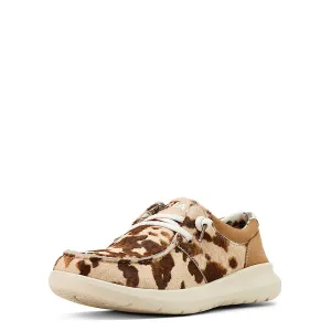 Ariat Women's Hilo - Tan & White Brindle Hair On/Dark Tan Suede Ariat Shoes