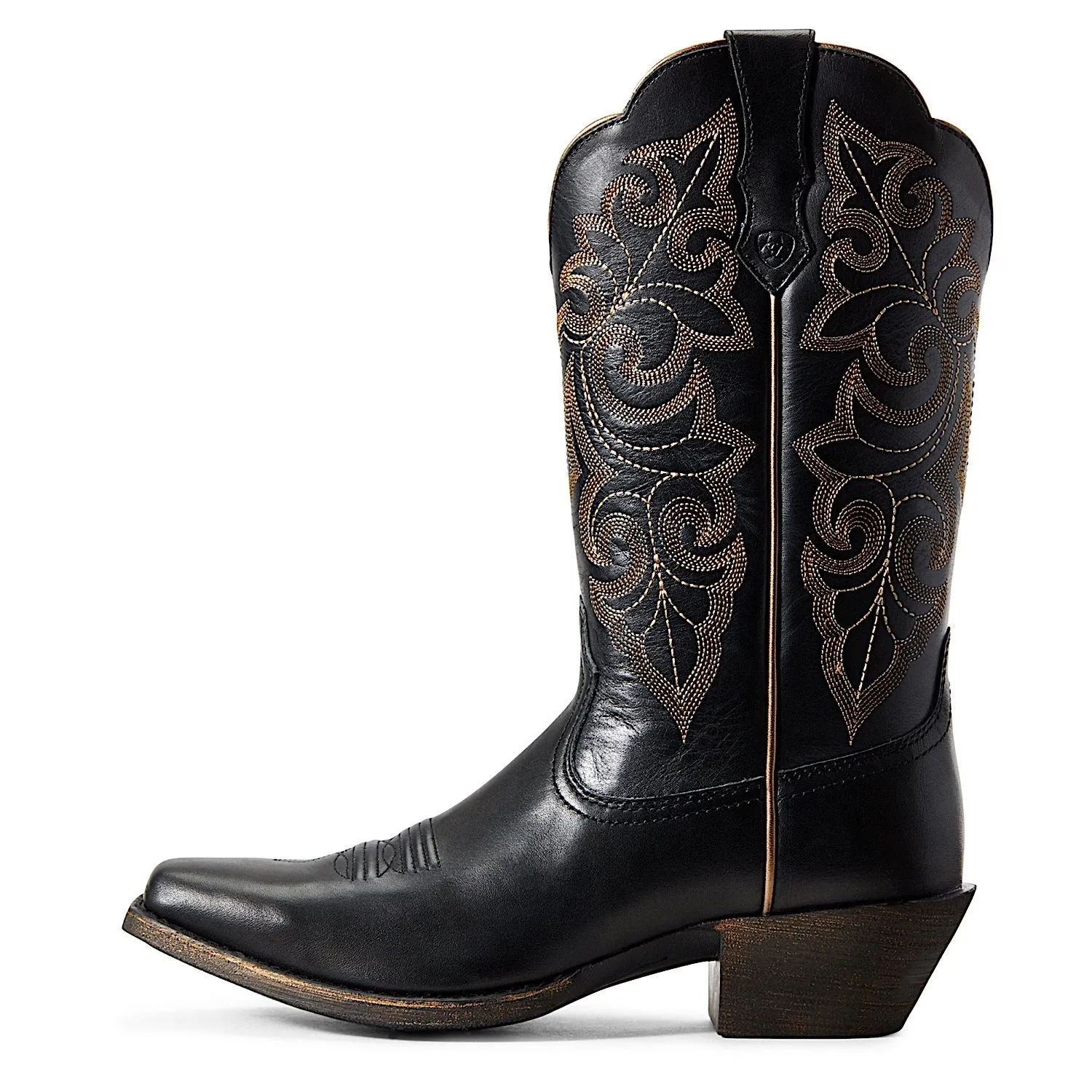 Ariat Women's Round Up Square Toe Boot - Limousine Black Ariat Shoes