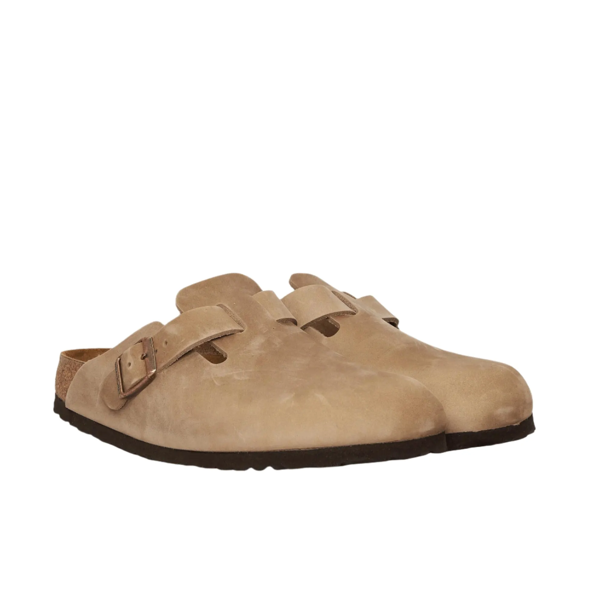Birkenstock Shoes Boston Oiled Leather Tobacco Regular
