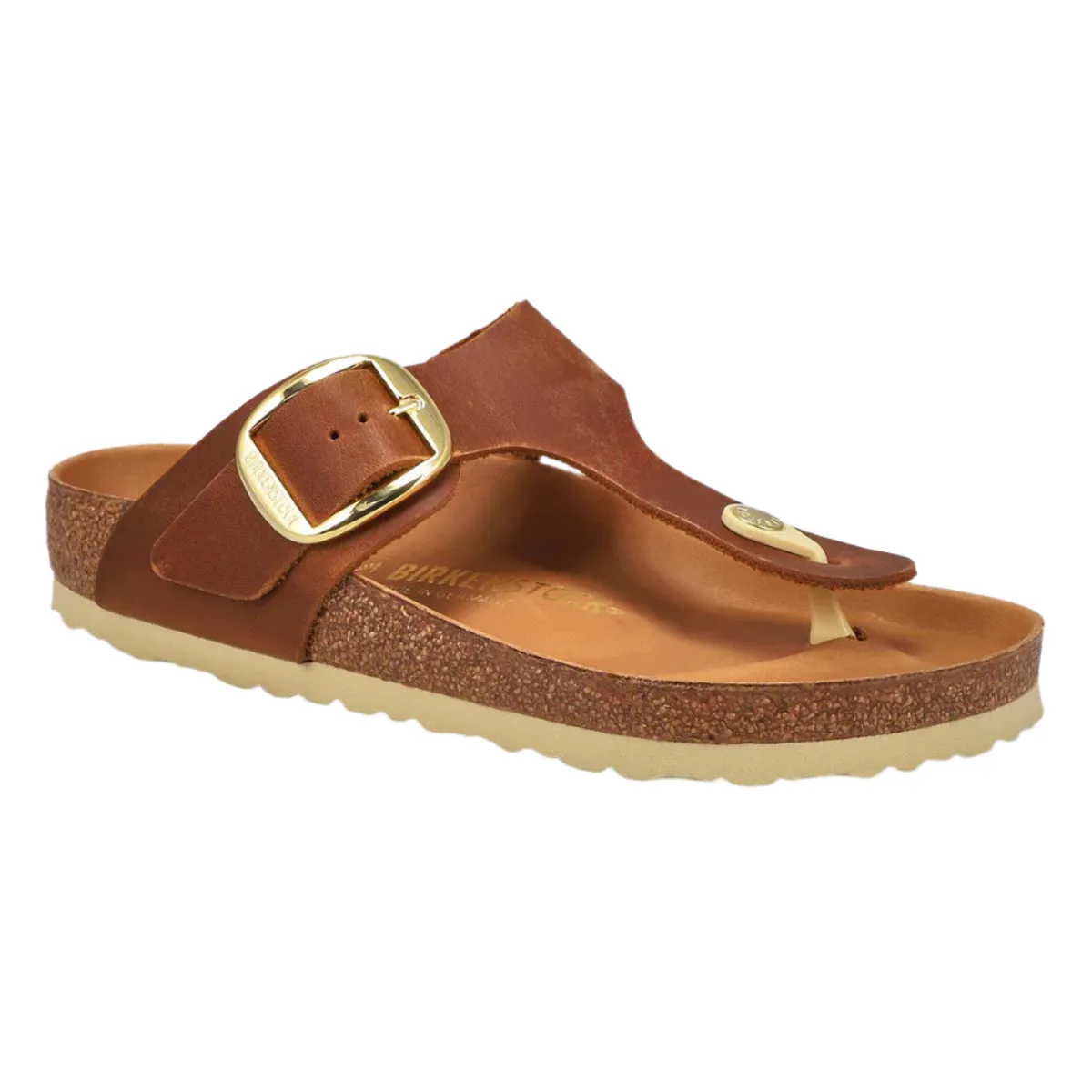 Birkenstock Shoes Gizeh Cognac Big Buckle