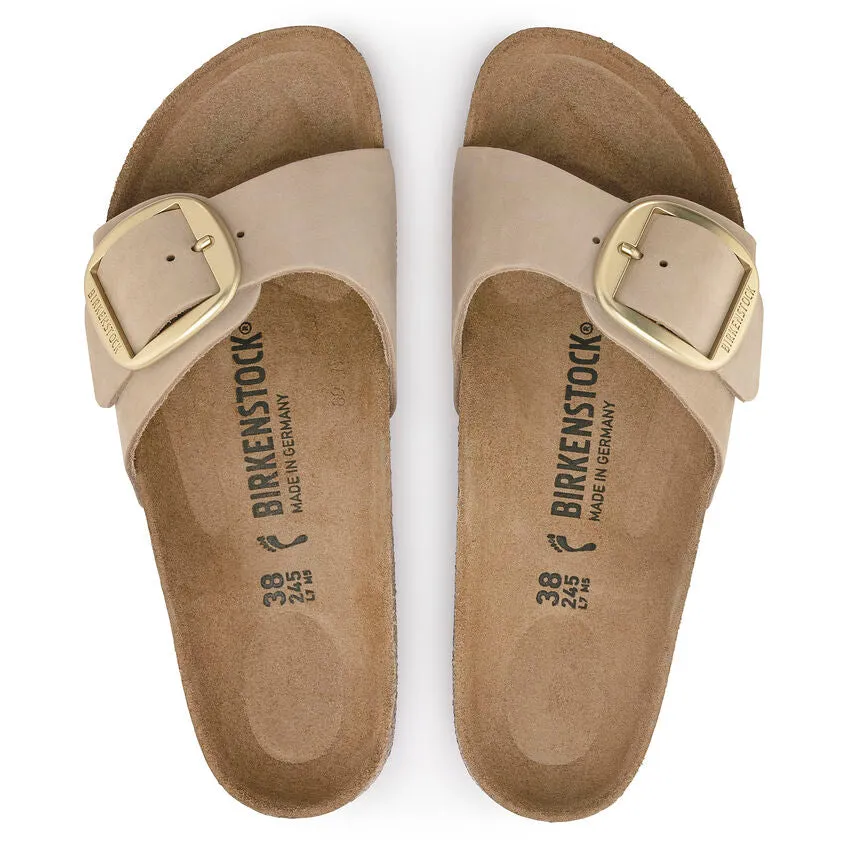 Birkenstock Shoes Madrid Big Buckle Sandcastle Narrow