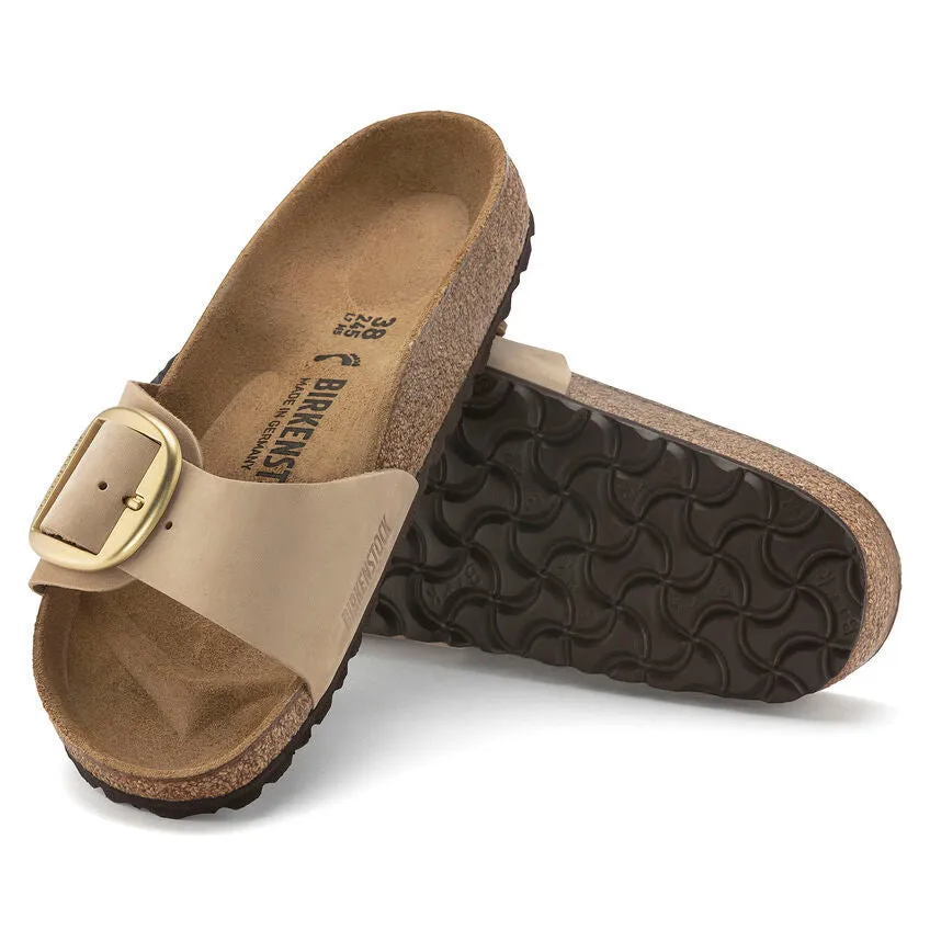 Birkenstock Shoes Madrid Big Buckle Sandcastle Narrow