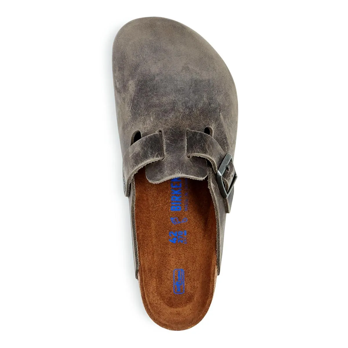 Boston BS Mens Leather Slip On Mules