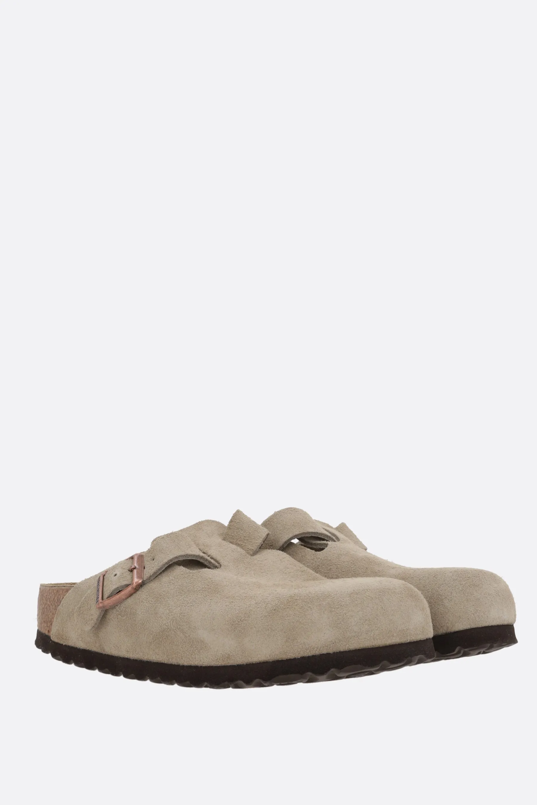 Boston BS suede flat mules (Narrow Fit)