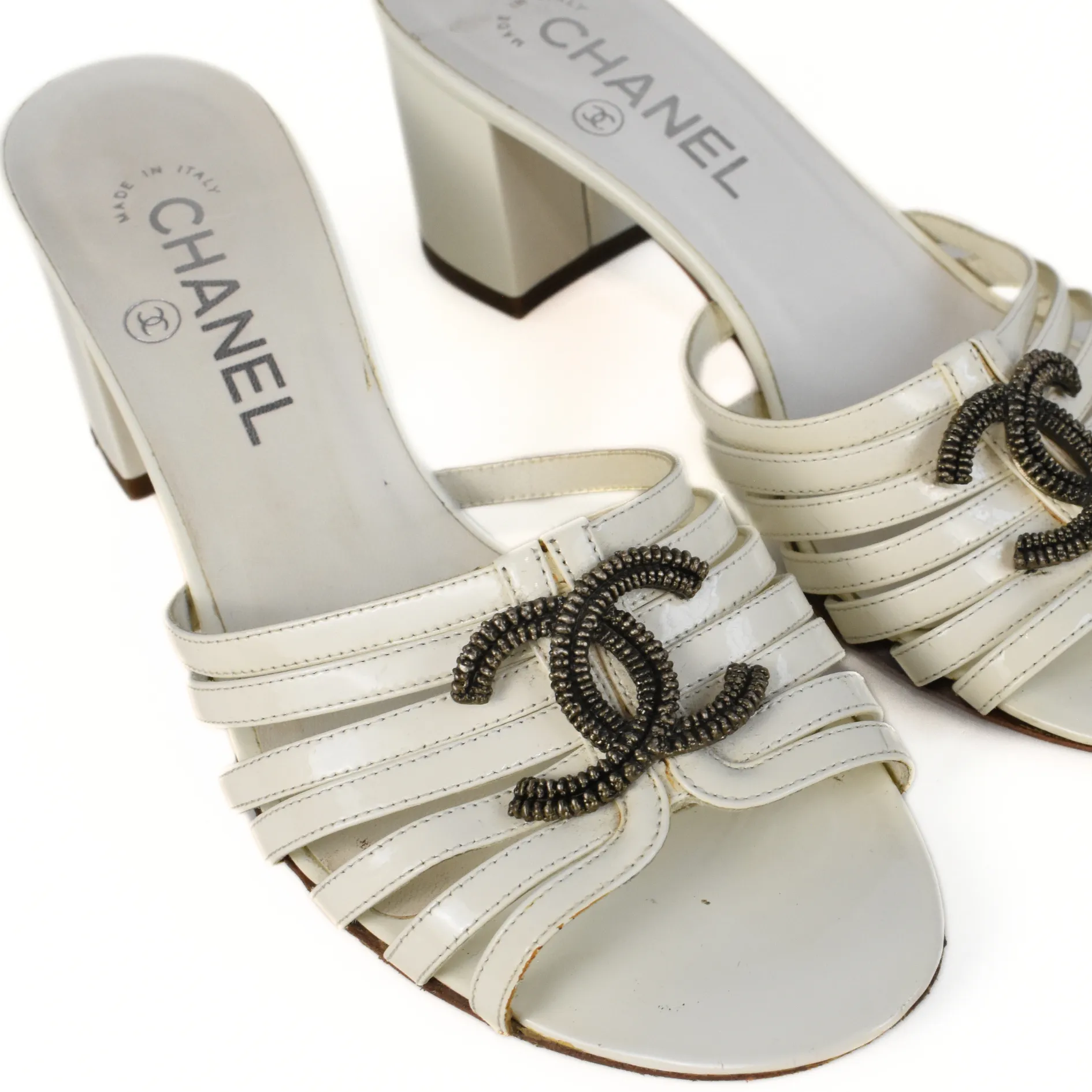 Chanel Strappy Mules - Women's 37.5