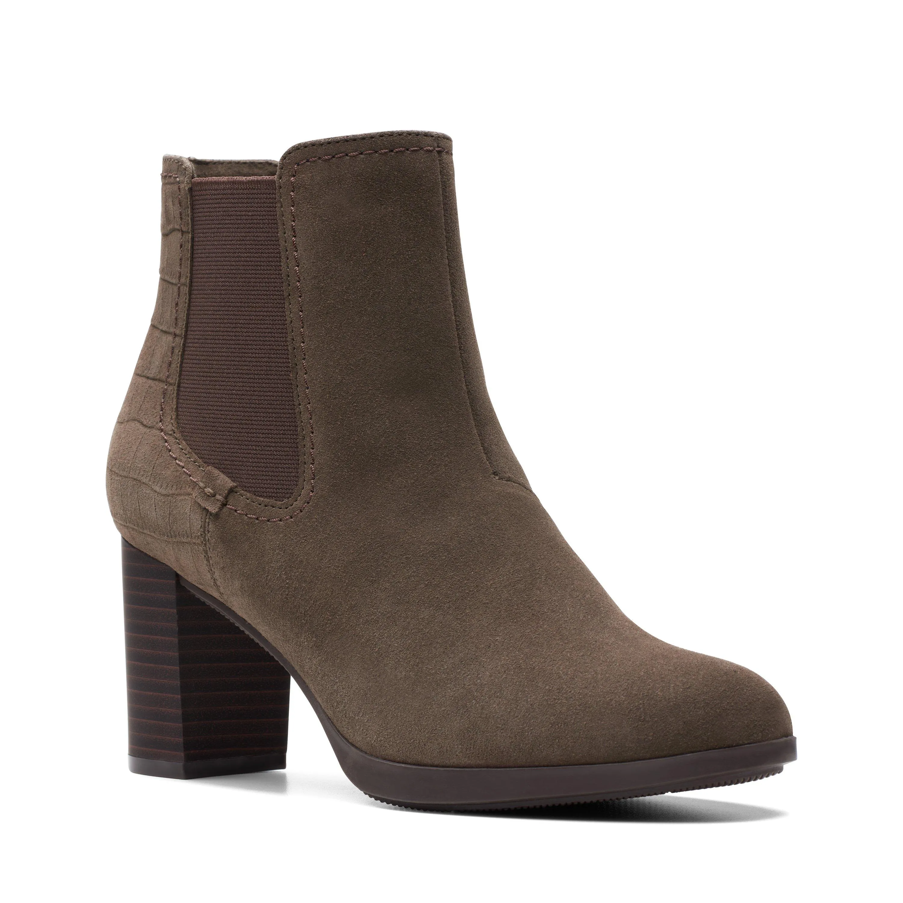 Clarks Bayla Rose in Grey Suede