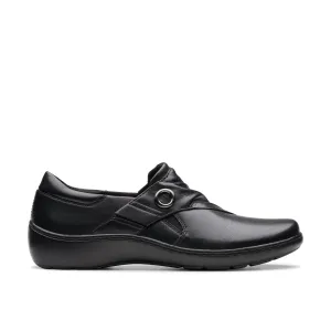 Clarks Cora Aubrie in Black Leather