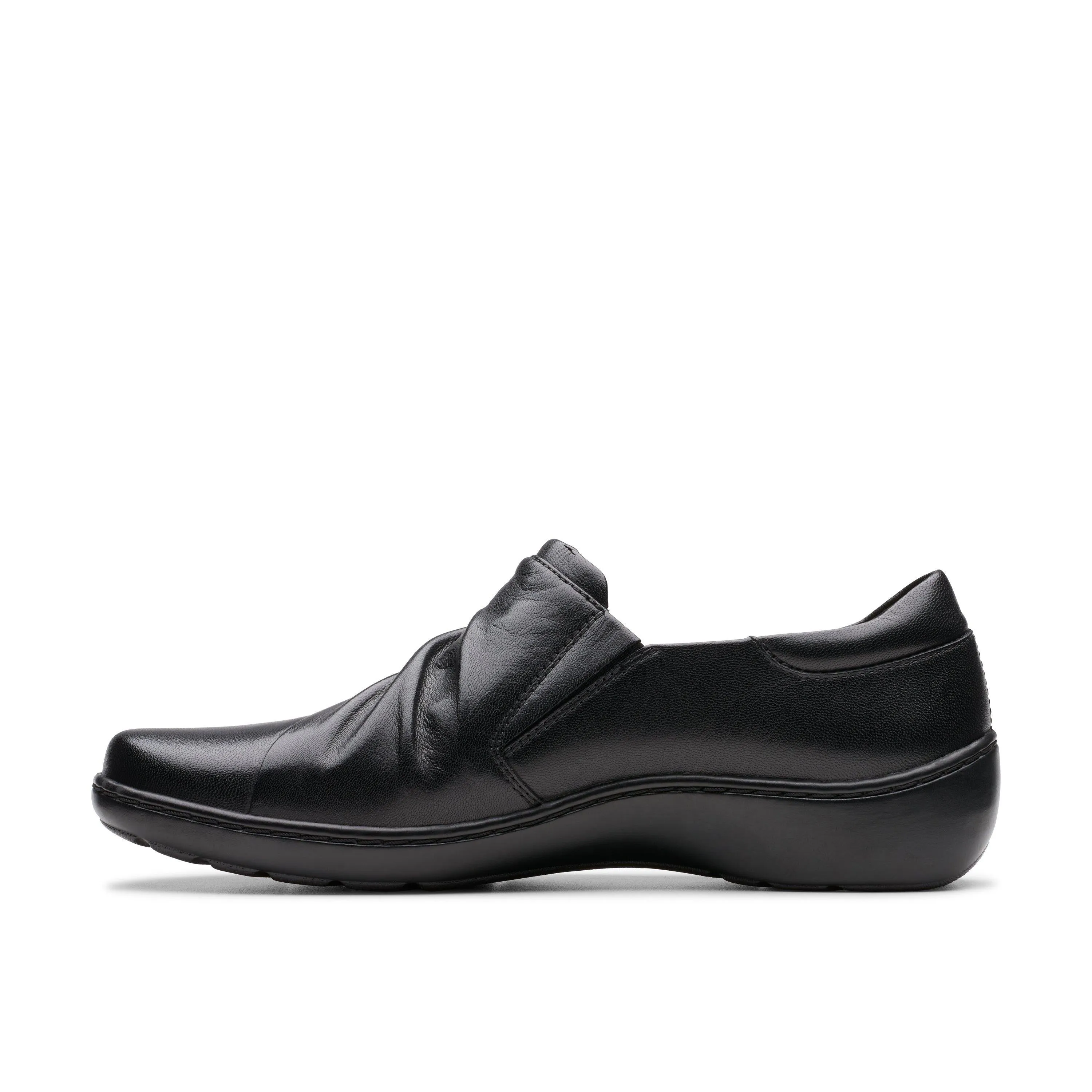 Clarks Cora Aubrie in Black Leather