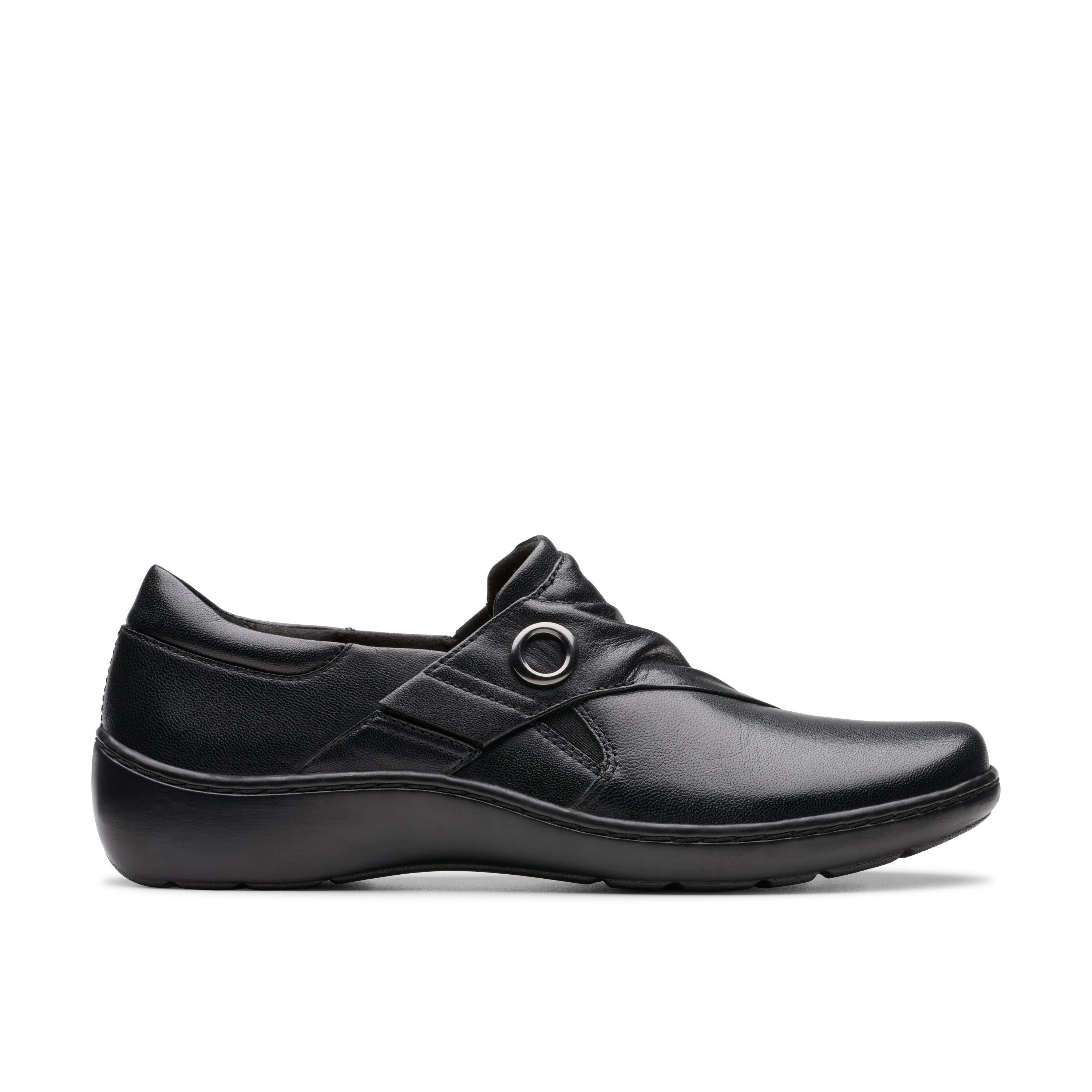 Clarks Cora Aubrie in Black Leather