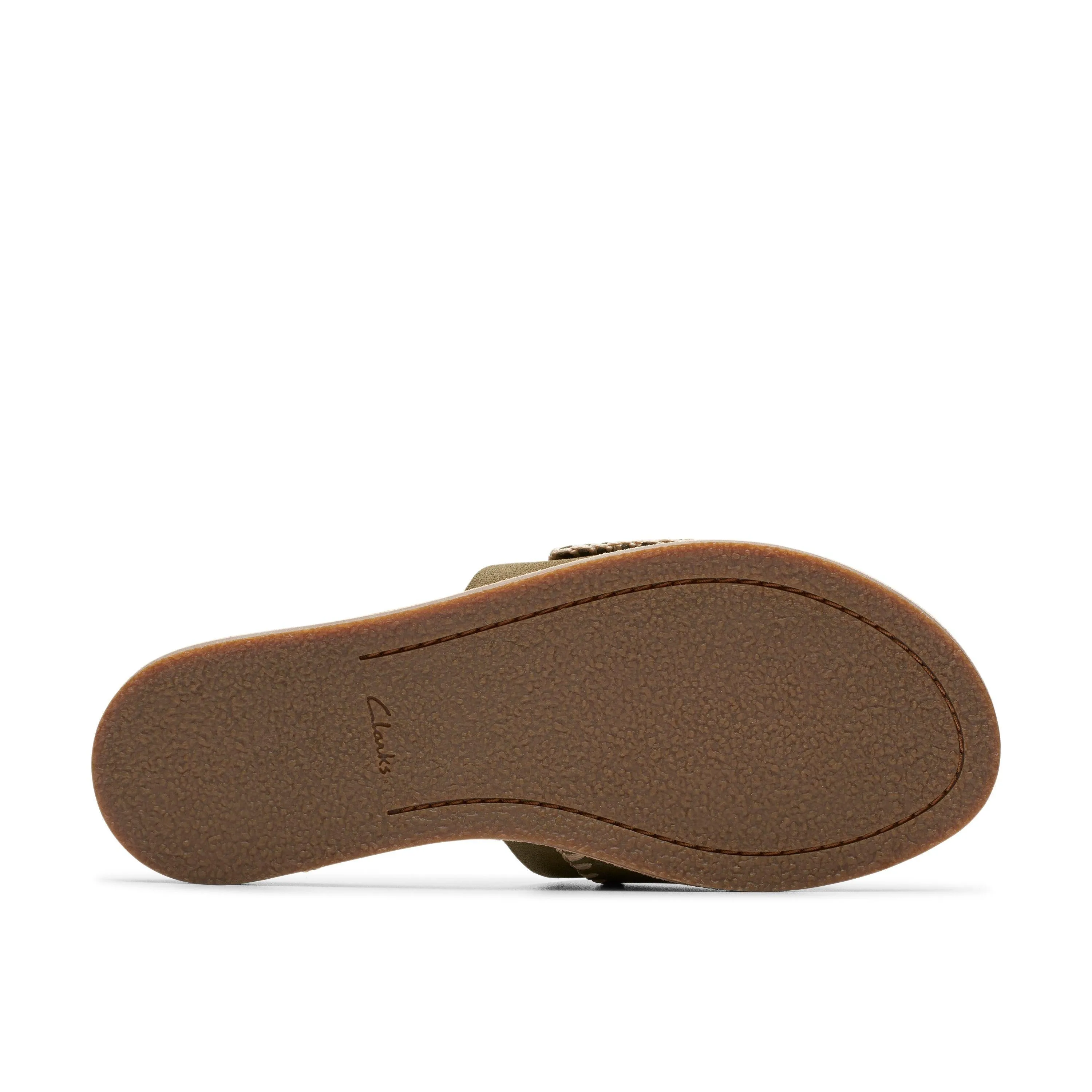 Clarks Maritime Mule in Green Suede