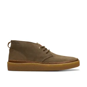Clarks Oakpark Mid in Grey Leather