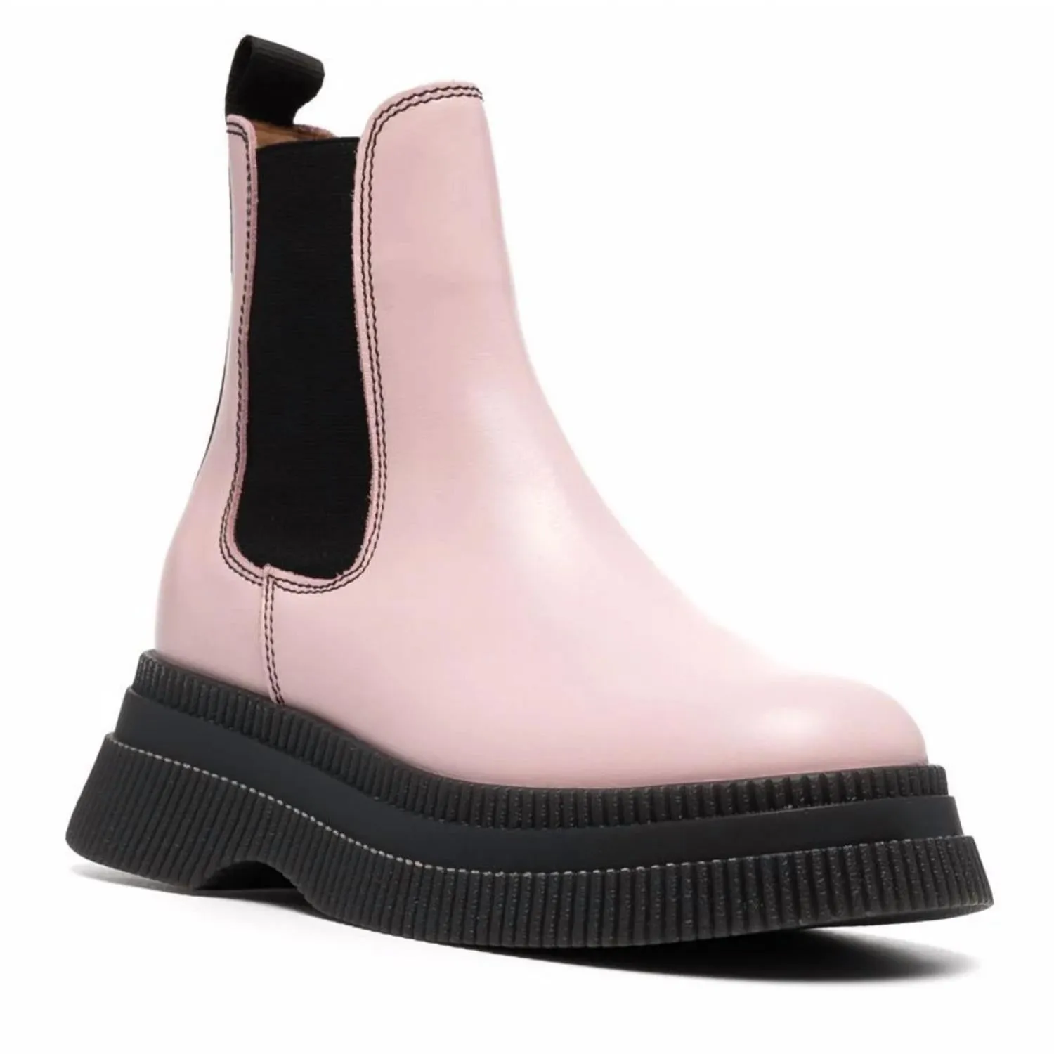Creepers Creepers Textile Lace Up Boot In Pale Lilac