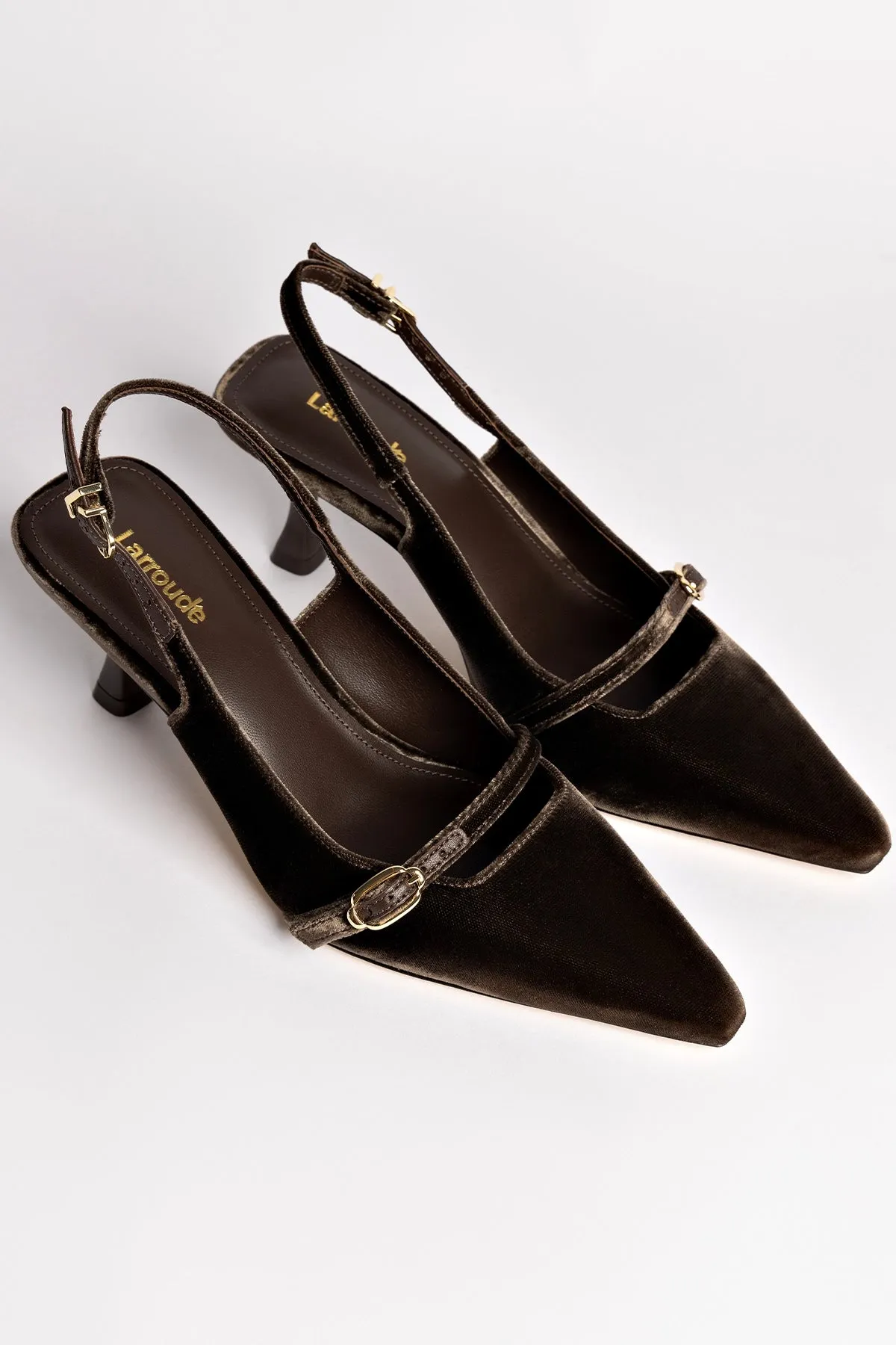 Ines Pump In Expresso Velvet