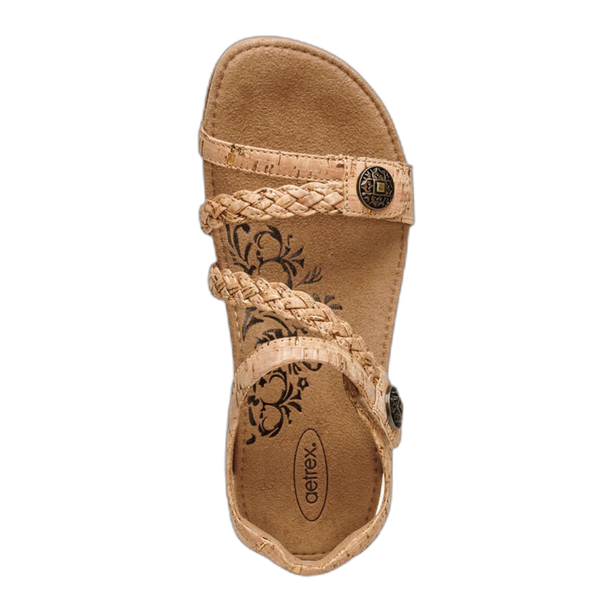 Jillian Braided Quarter Strap Sandal