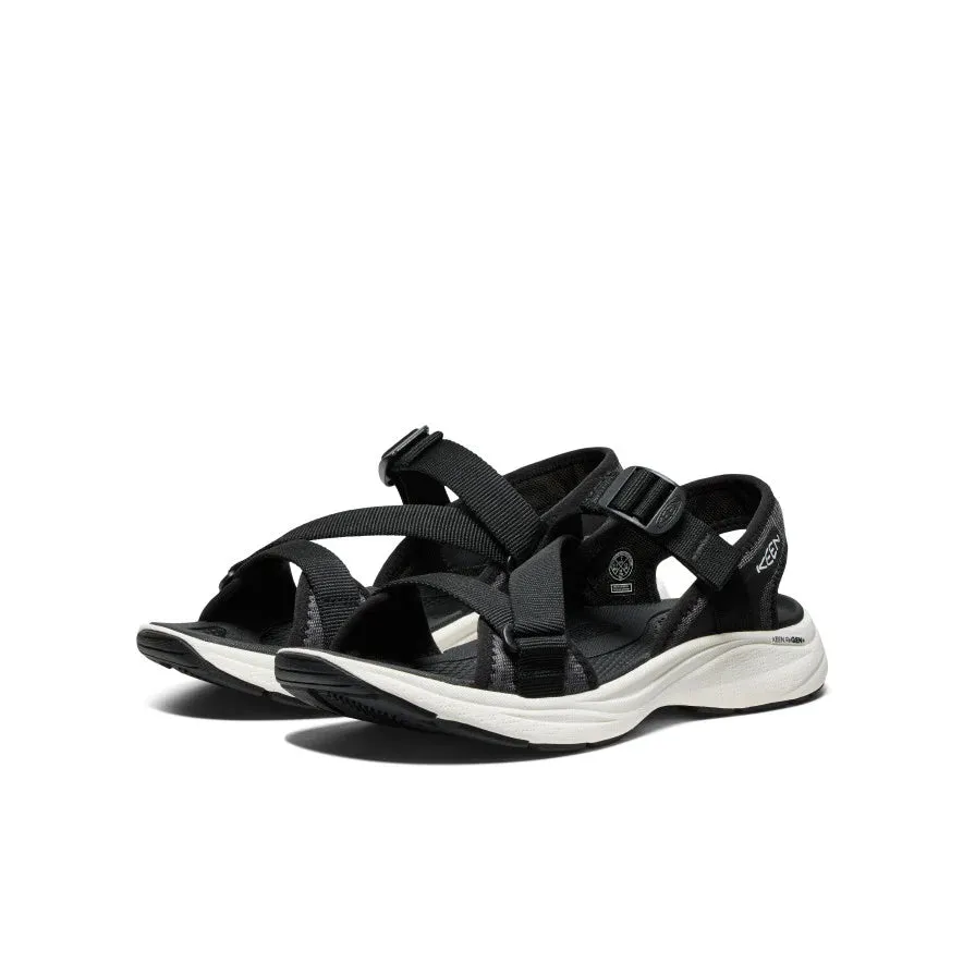 Keen Shoes Women's Leiki Open-Toe Sandal Black/Star White
