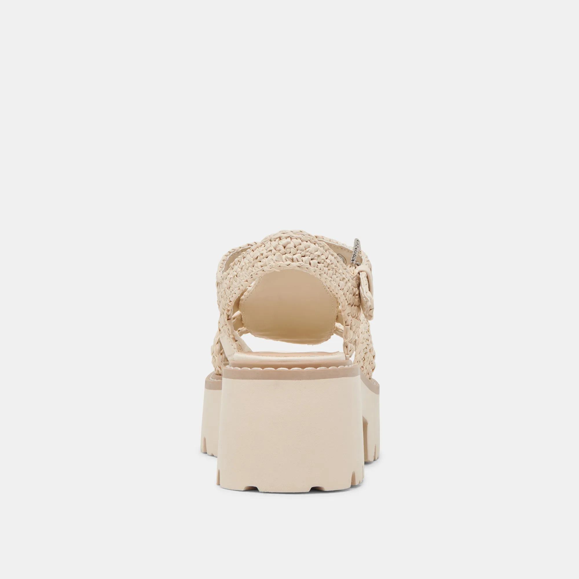 LATICE SANDALS OATMEAL KNIT