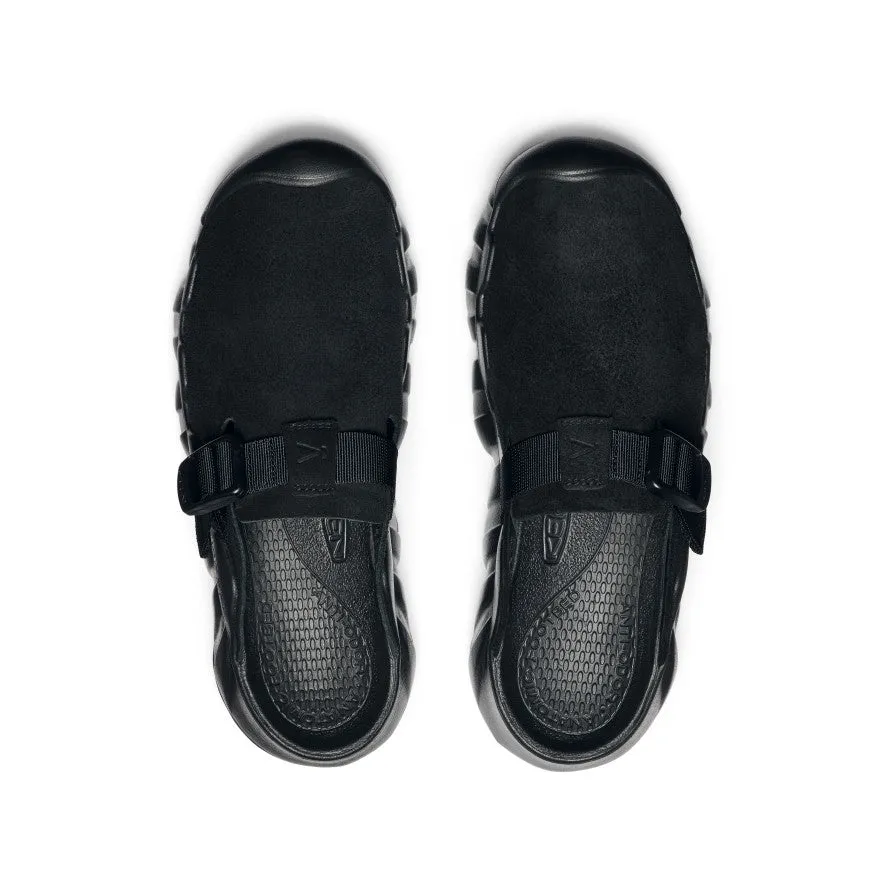 Men's Hyperport Leather Clog  |  Black/Black