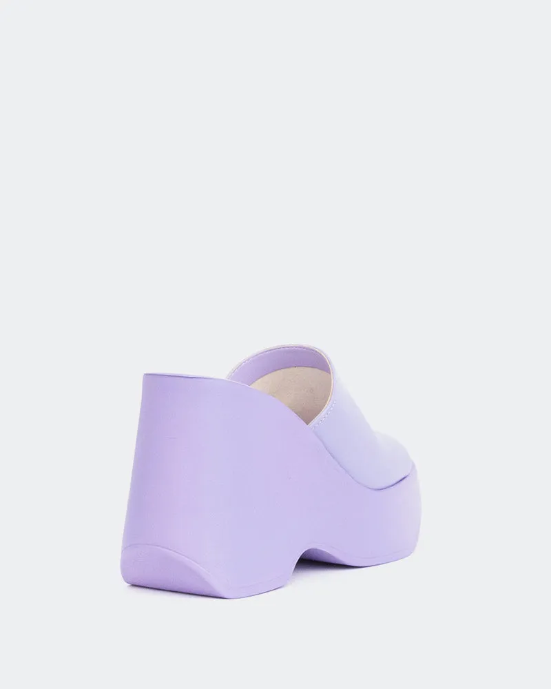 Moss Lilac Leather