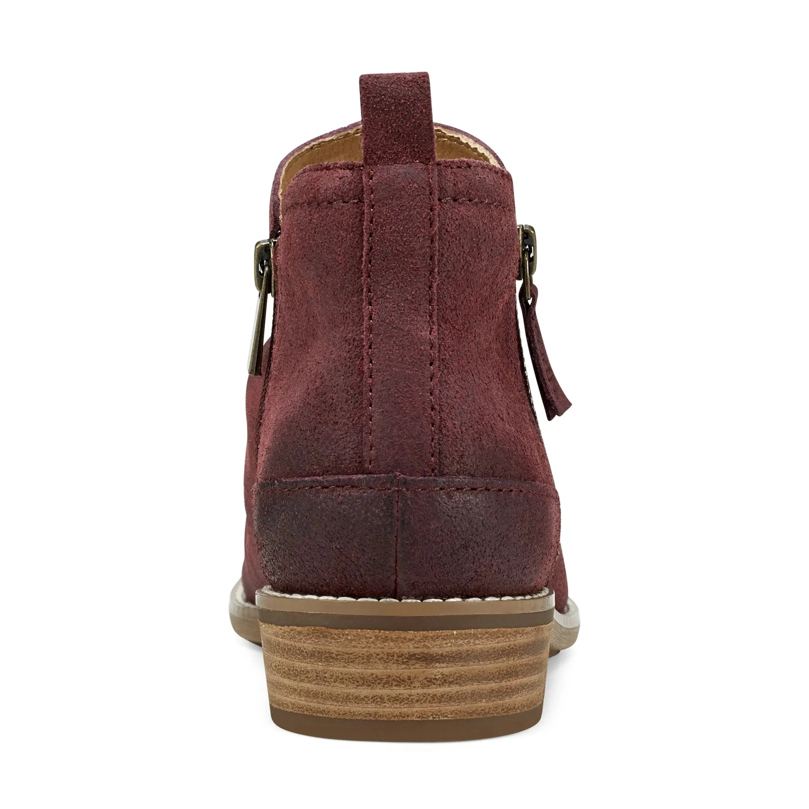 Nadya Round Toe Ruched Casual Booties