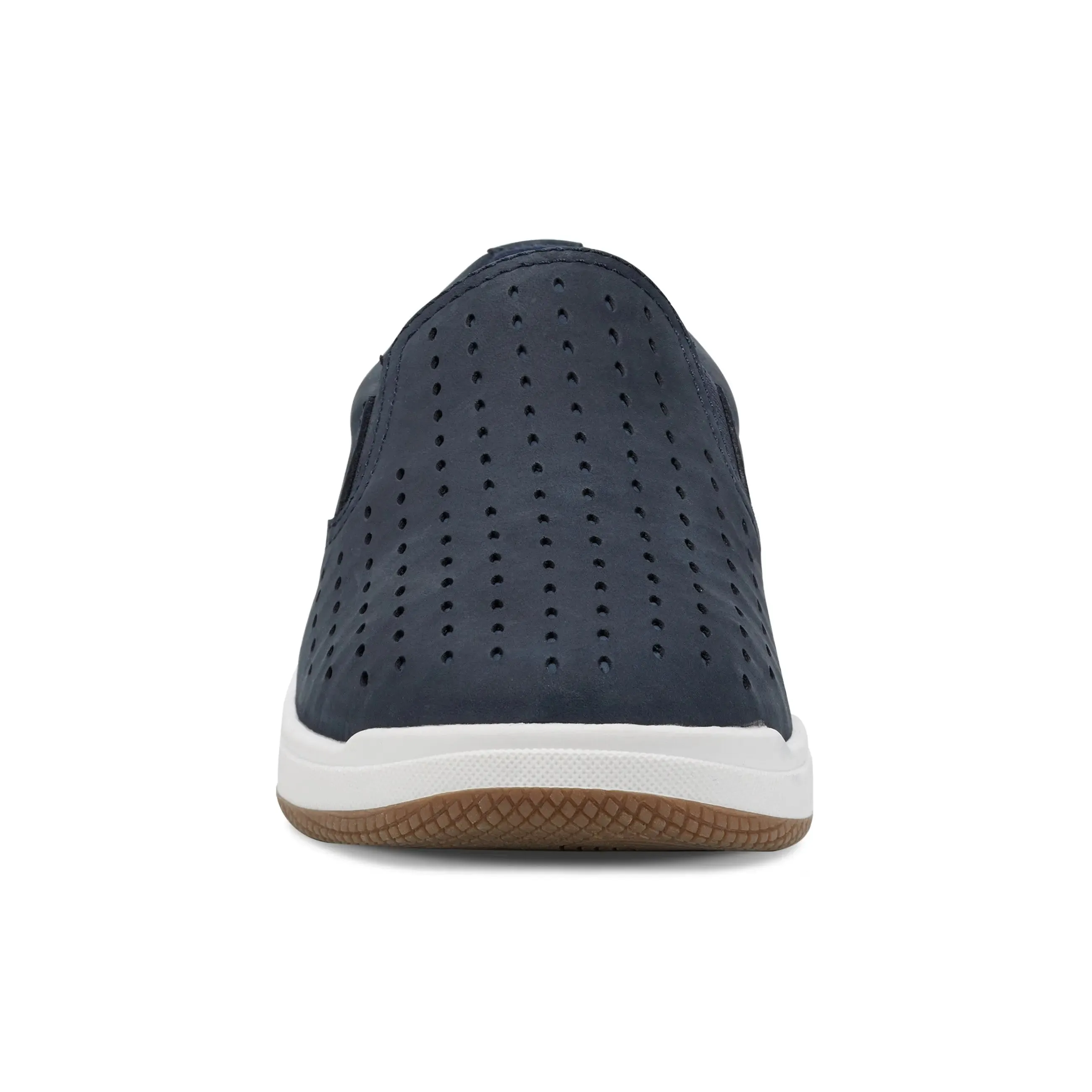 Nel Laser Cut Round Toe Casual Slip-on Sneakers