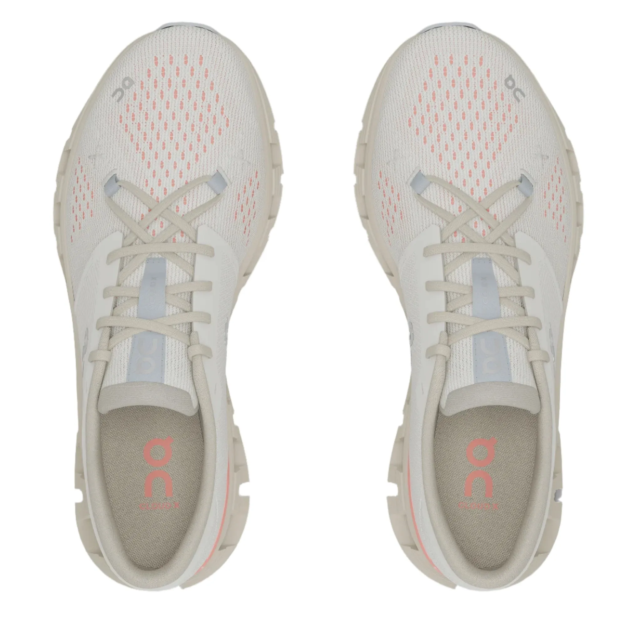 On Running Women's Cloud X 4 Ivory/Salmon