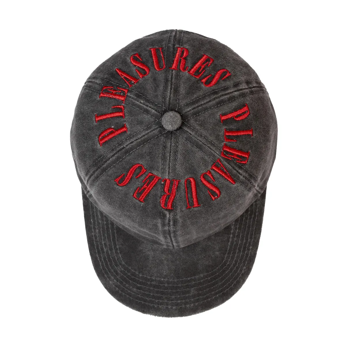 Onyx Crown Washed Cap 'Black Red'