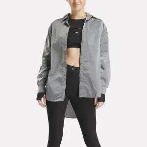 Reebok Shoes Women's Studio Style Button Down Shirt