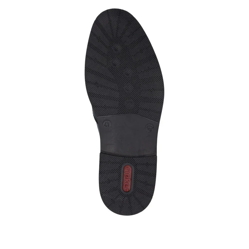 Rieker Shoes 13557-00 Black Slip On