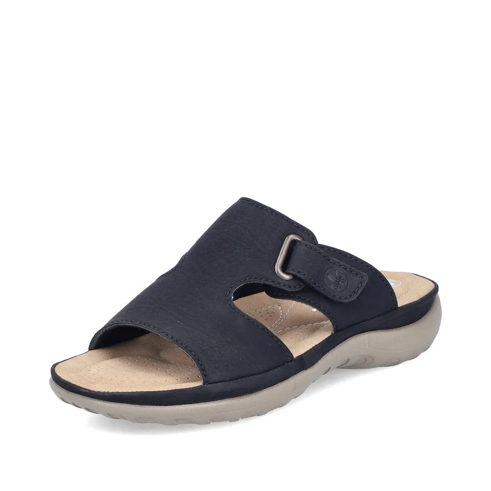 Rieker Shoes 64806-00 Black Slide