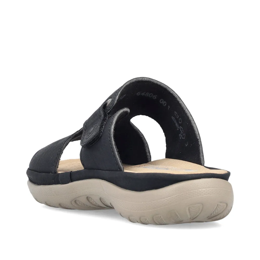 Rieker Shoes 64806-00 Black Slide