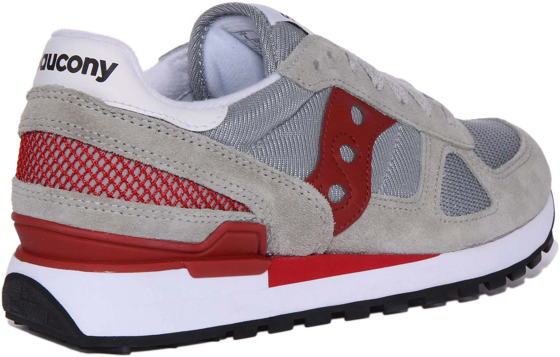 Saucony Shadow Original In Grey Red For Men Shoes Saucony