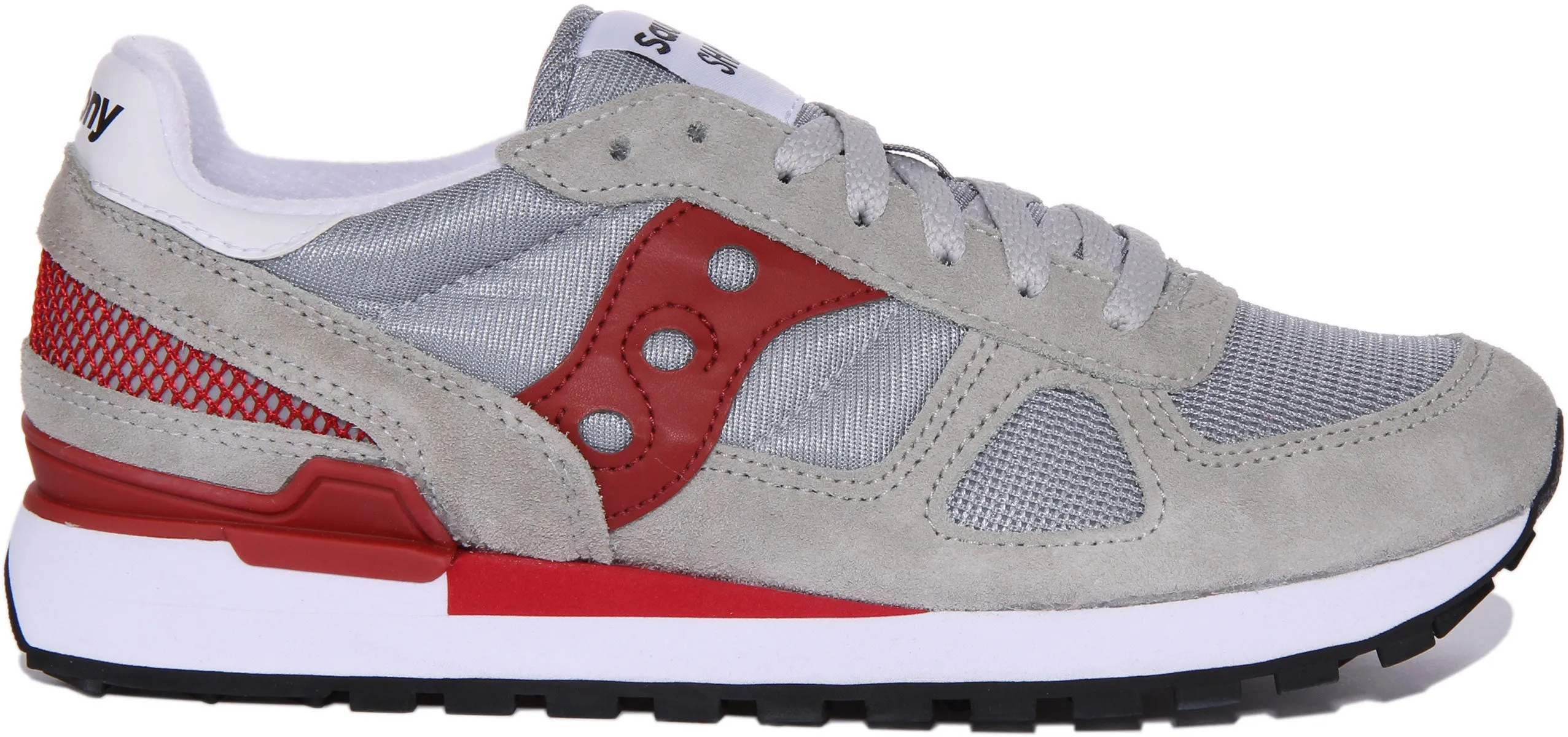Saucony Shadow Original In Grey Red For Men Shoes Saucony