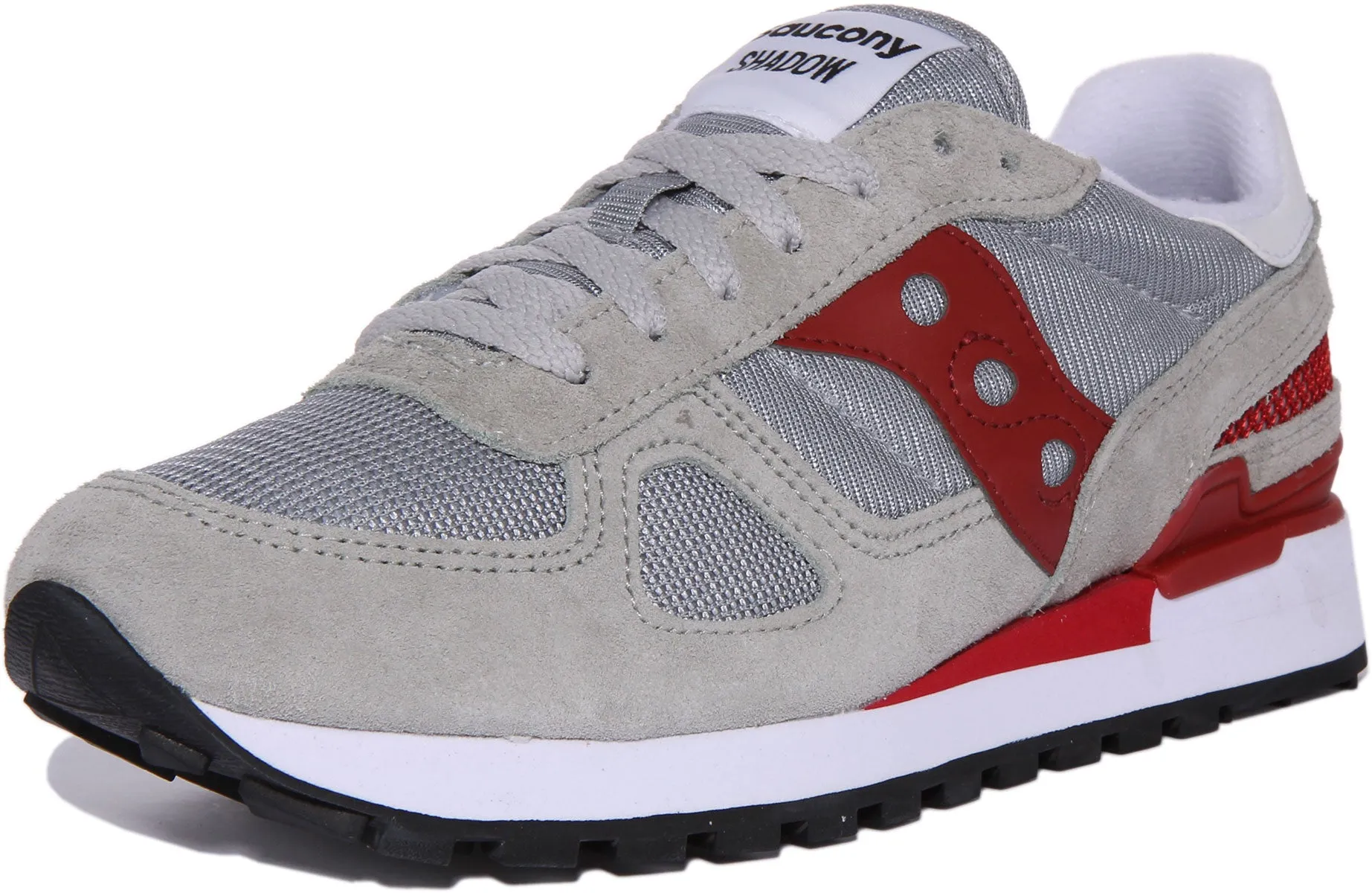 Saucony Shadow Original In Grey Red For Men Shoes Saucony