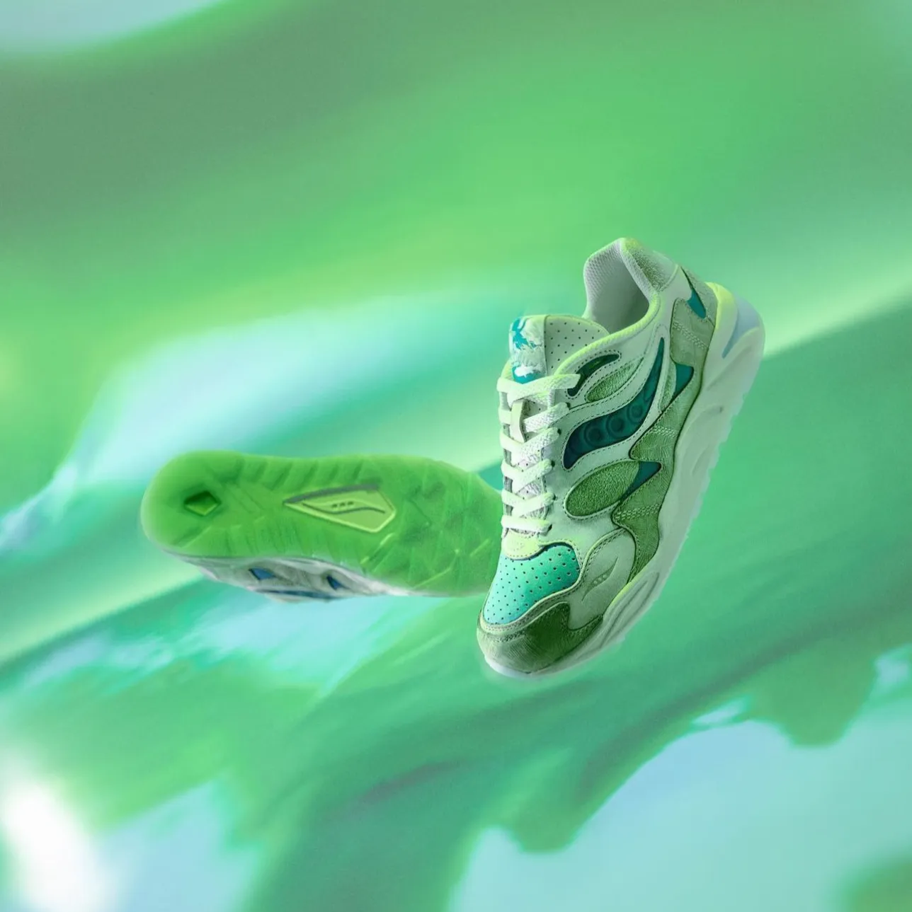 Shoes Saucony Saucony Men’s Grid Shadow 2 S70782-1 Green,