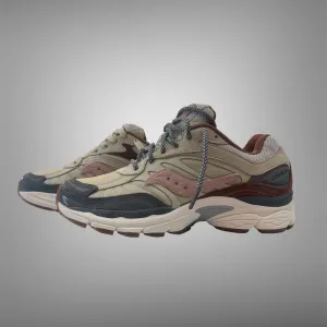 Shoes Saucony Saucony Mens Progrid OMNI 9 Tan Grey Pink