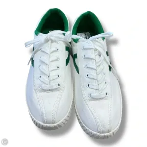 Shoes Sneakers By Cmc In Green & White, Size: 9