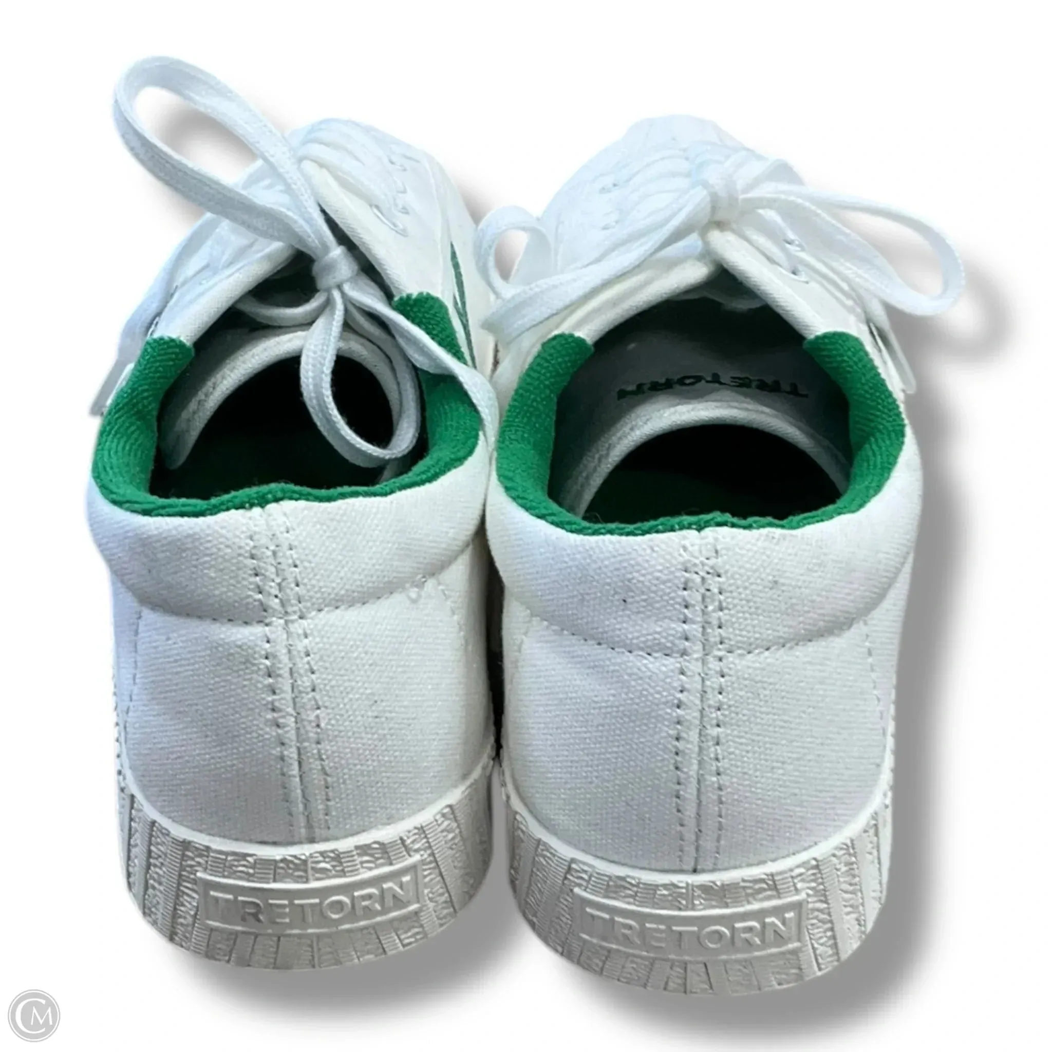 Shoes Sneakers By Cmc In Green & White, Size: 9