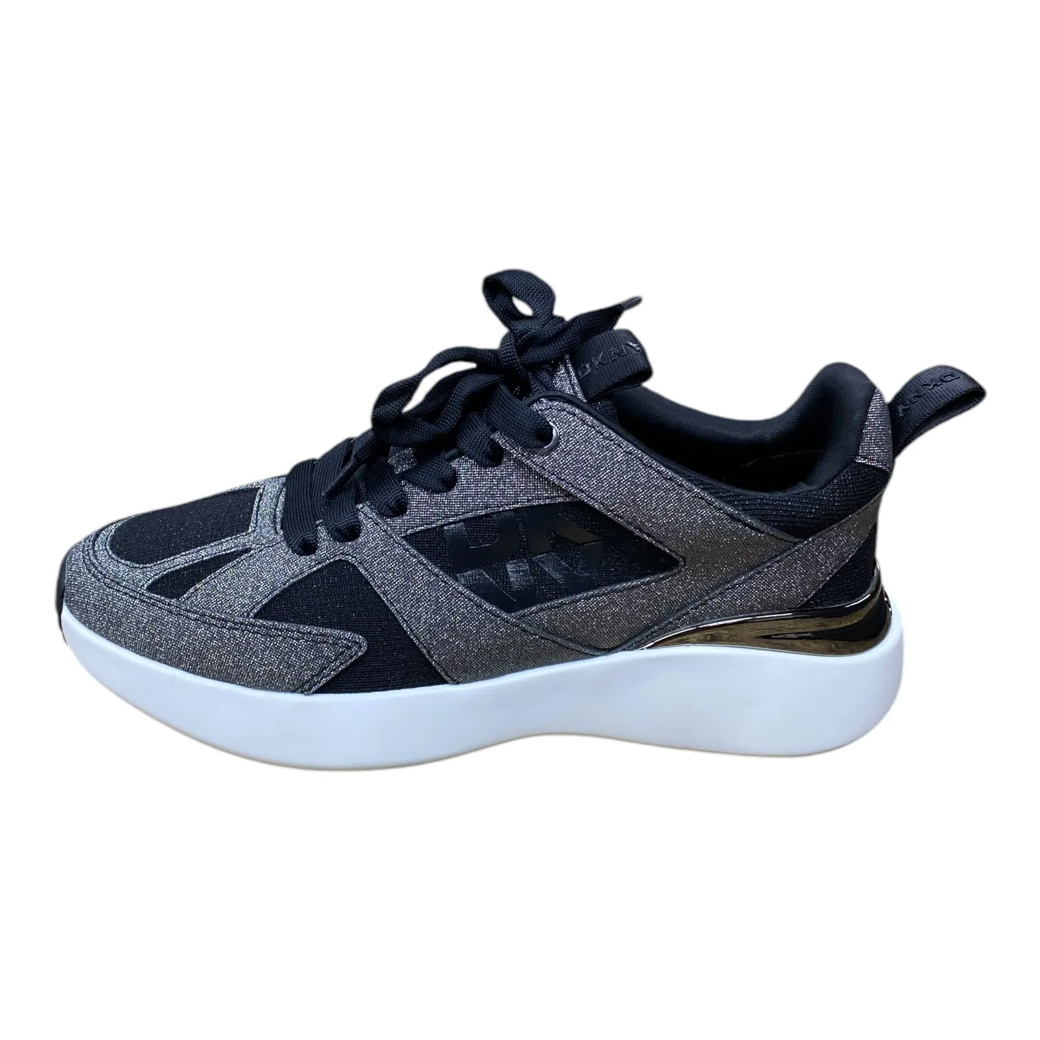 Shoes Sneakers By Dkny In Black & Grey, Size:8.5