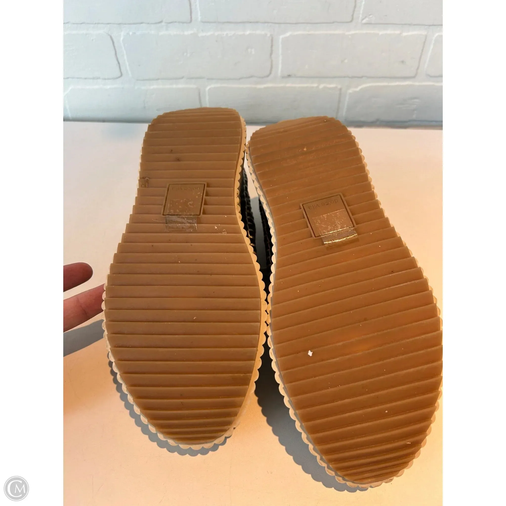Shoes Sneakers By Dolce Vita In Black & Cream, Size: 8.5