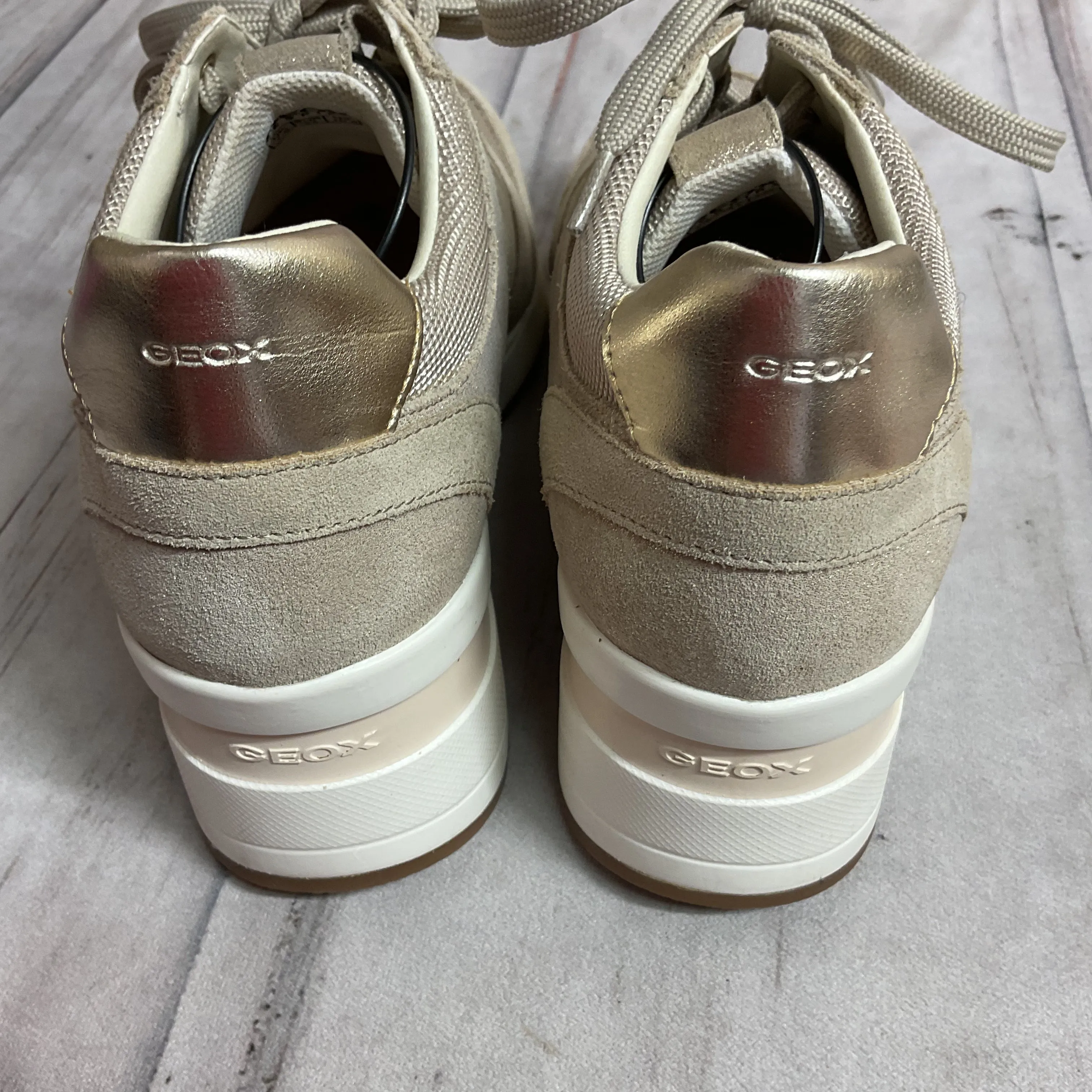 Shoes Sneakers By Geox Shoes In Gold, Size:10.5