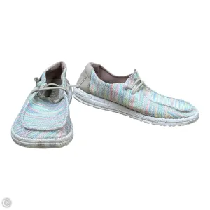 Shoes Sneakers By Hey Dude In Multi-colored, Size: 10