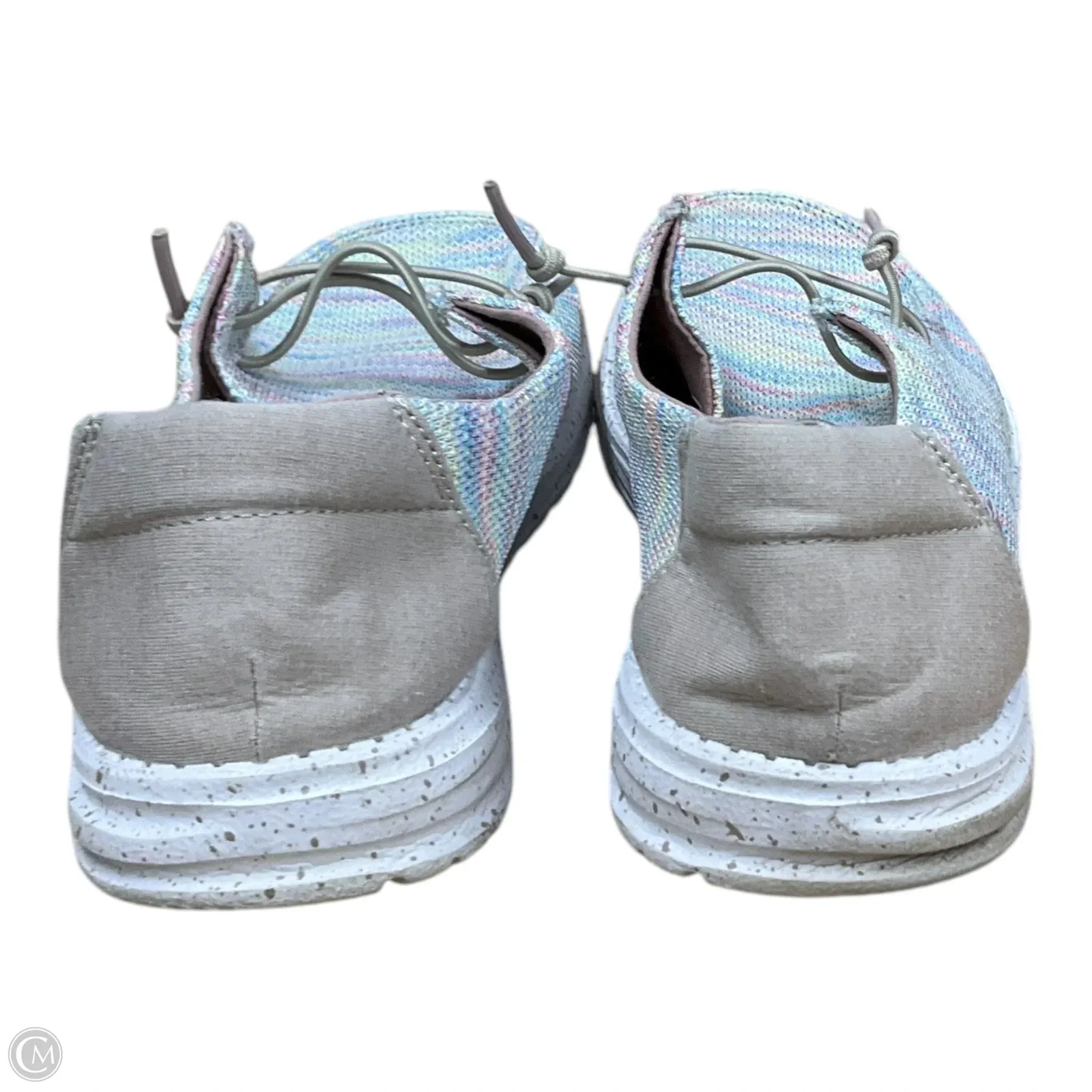 Shoes Sneakers By Hey Dude In Multi-colored, Size: 10