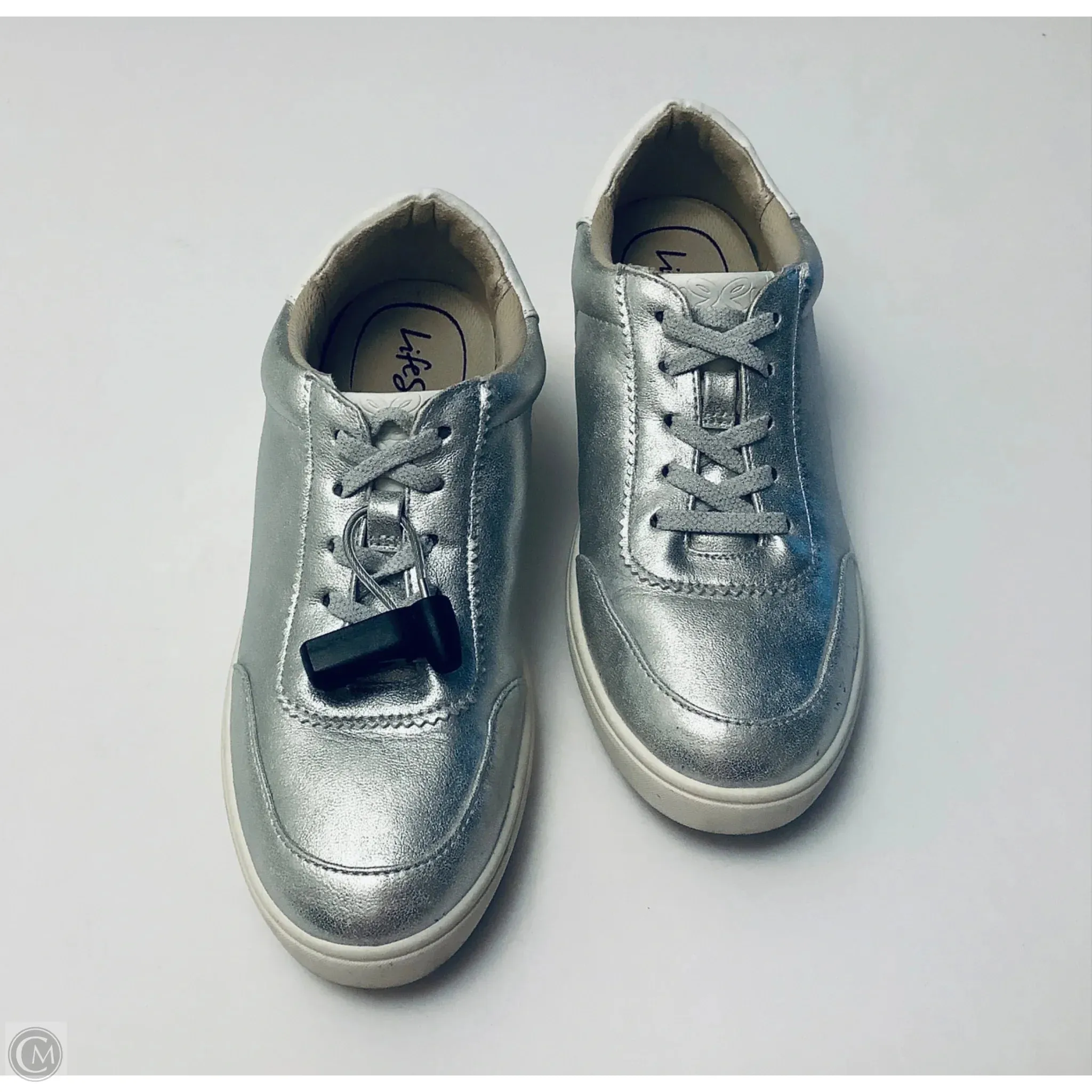 Shoes Sneakers By Life Stride In Silver, Size: 7.5
