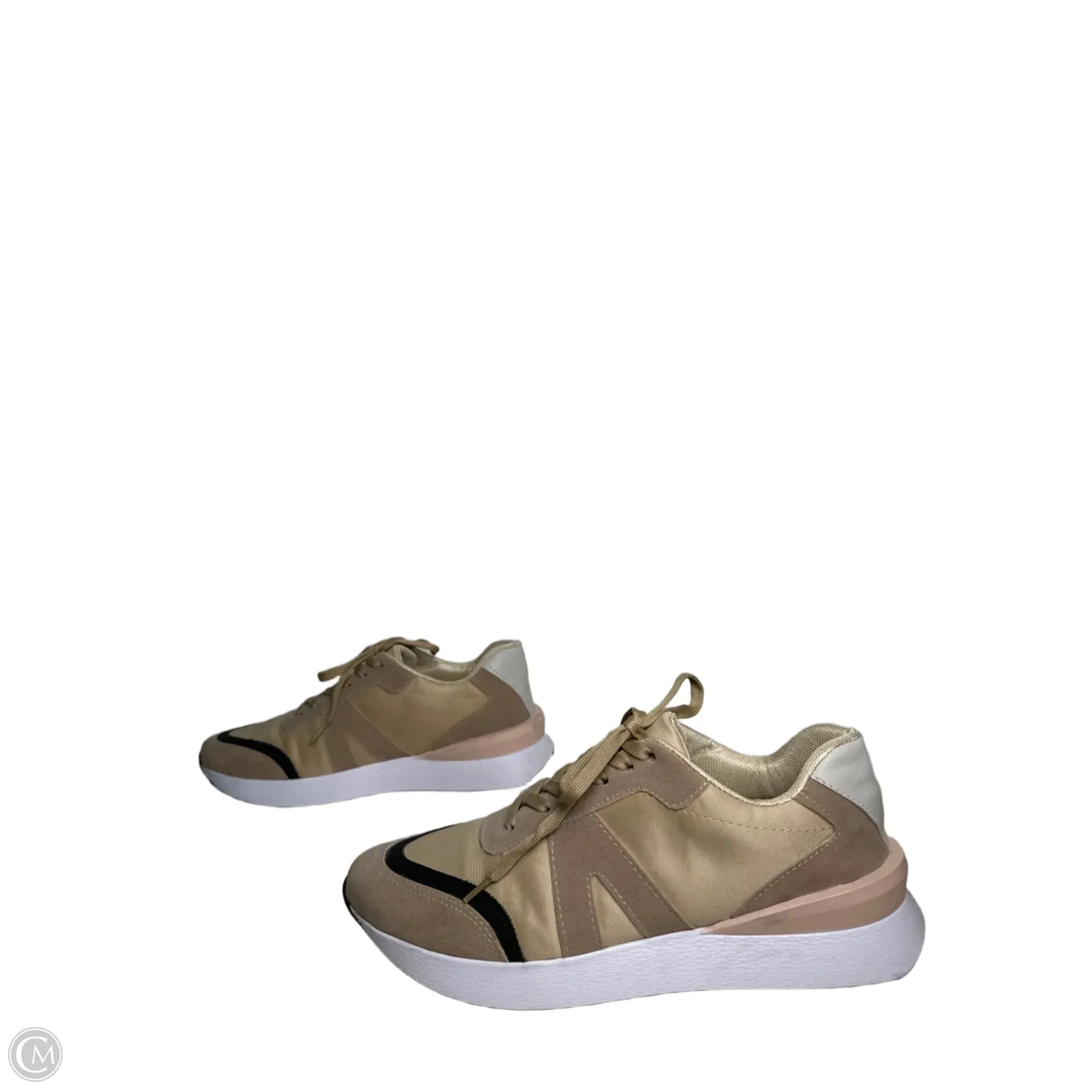 Shoes Sneakers By MKS In Tan, Size: 8