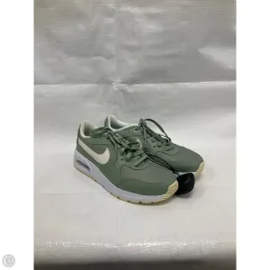 Shoes Sneakers By Nike In Green & White, Size: 7