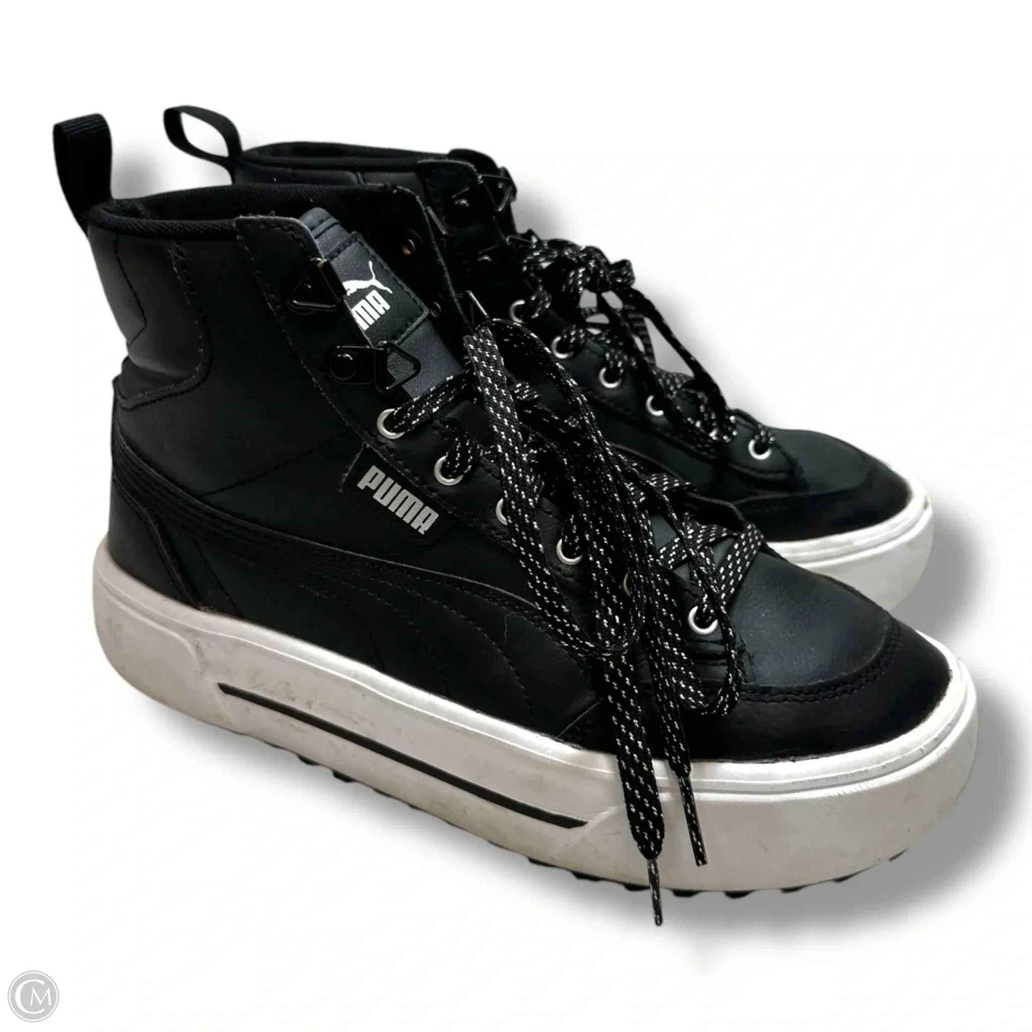 Shoes Sneakers By Puma In Black, Size: 9