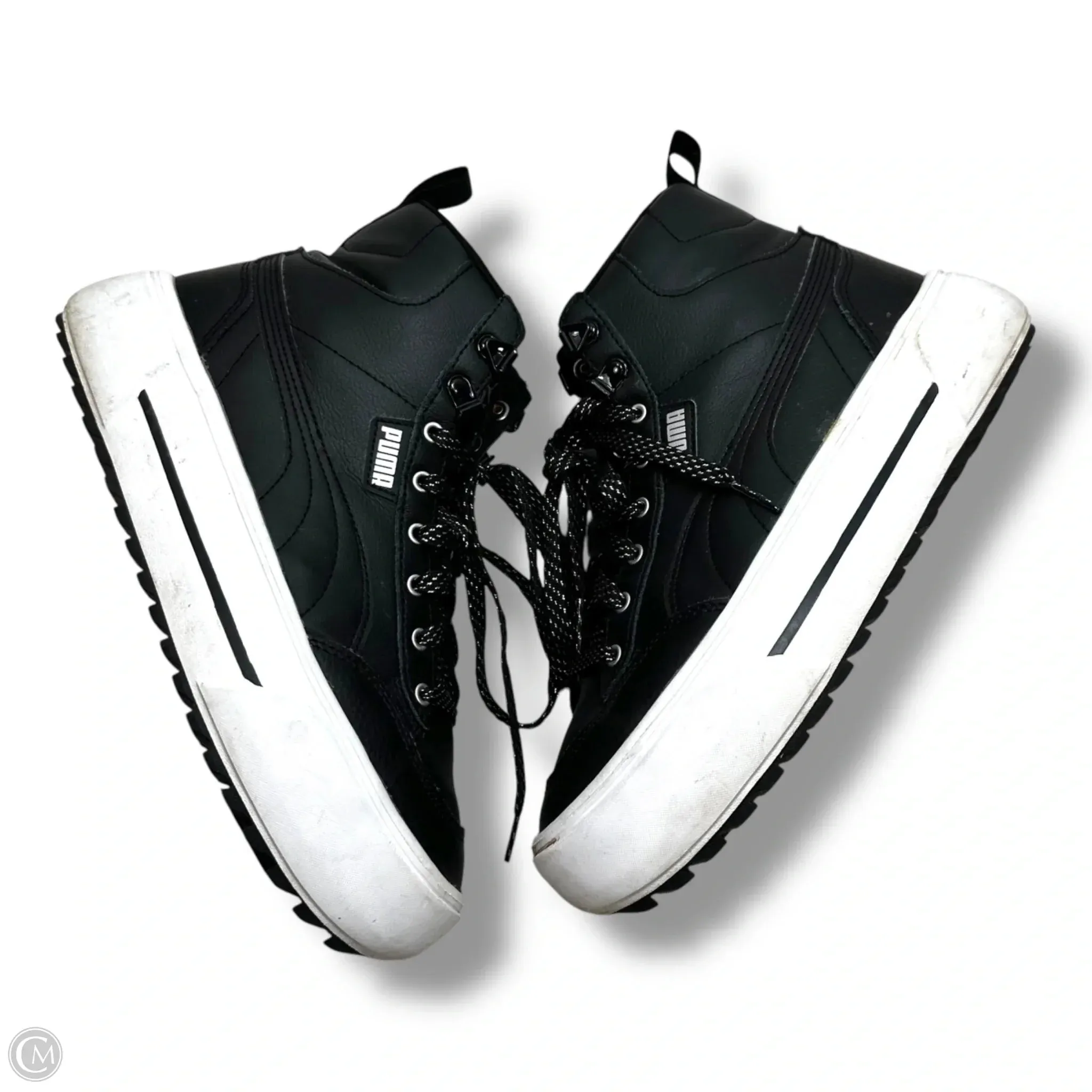 Shoes Sneakers By Puma In Black, Size: 9