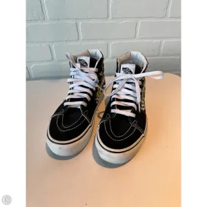 Shoes Sneakers By Vans In Black & Yellow, Size: 7